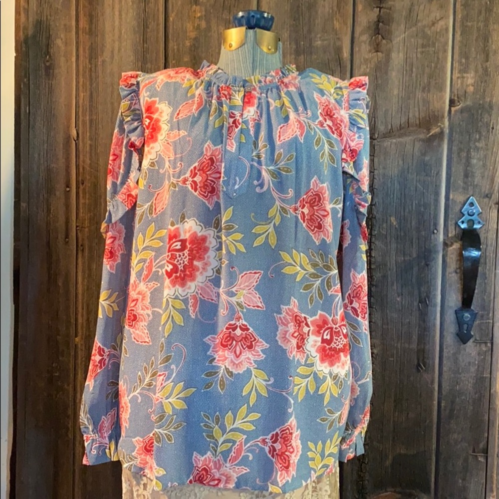 Loft floral blouse